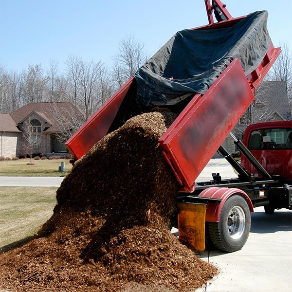 there may be an additional charge for mulch delivery to a remote location